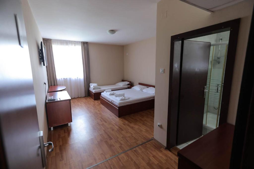 Postel nebo postele na pokoji v ubytování Restoran BSK