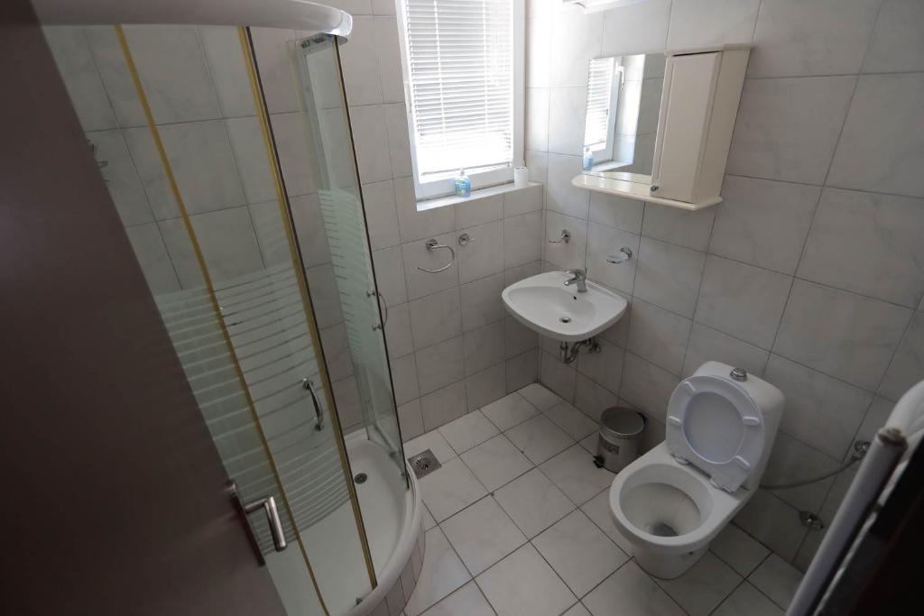 Koupelna v ubytování Restoran BSK