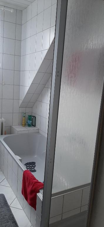 Koupelna v ubytování Ferienwohnung Gutowski