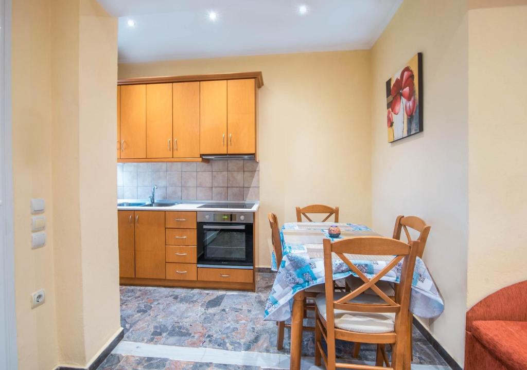 A kitchen or kitchenette at Bozikis Apartments