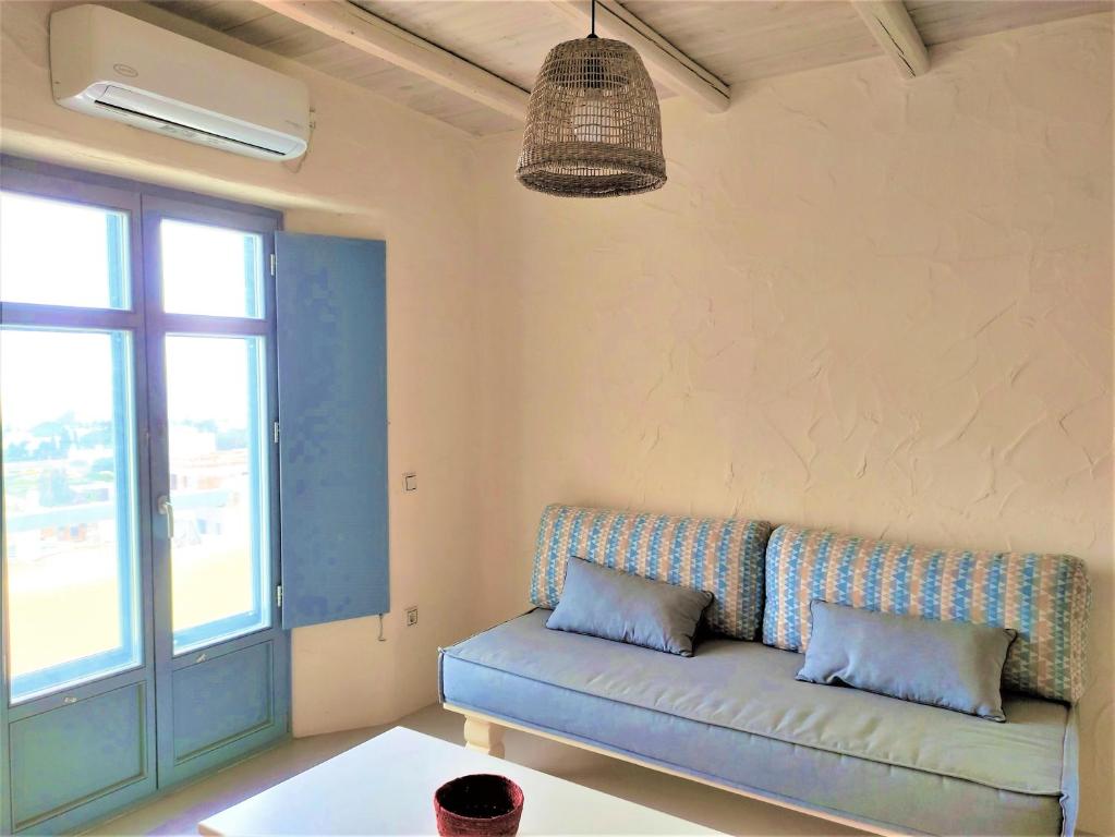 Posezení v ubytování Mosaic Suites