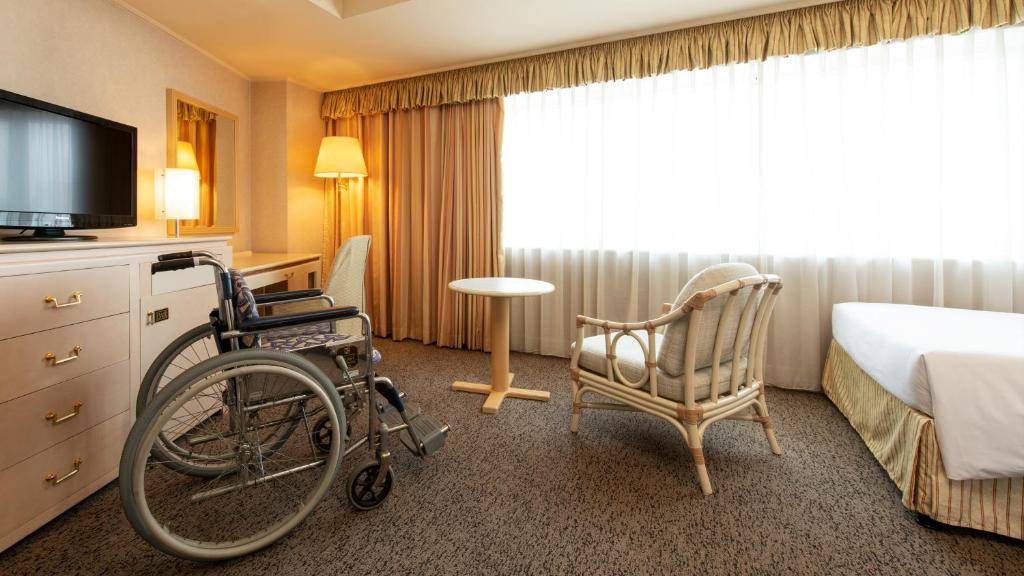 TV a/nebo společenská místnost v ubytování InterContinental Yokohama Grand by IHG