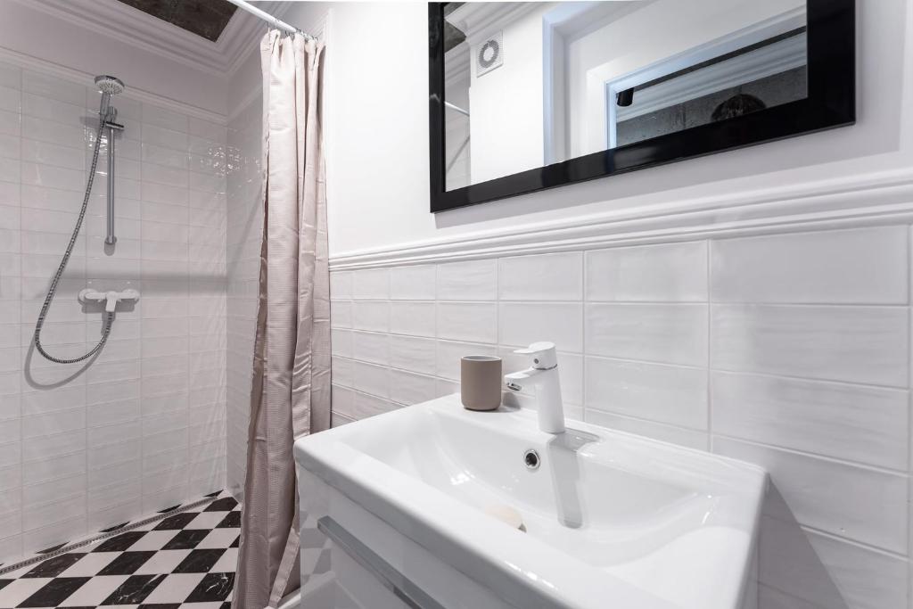 Kúpeľňa v ubytovaní Apartamenty Przystanek Przy Klifie