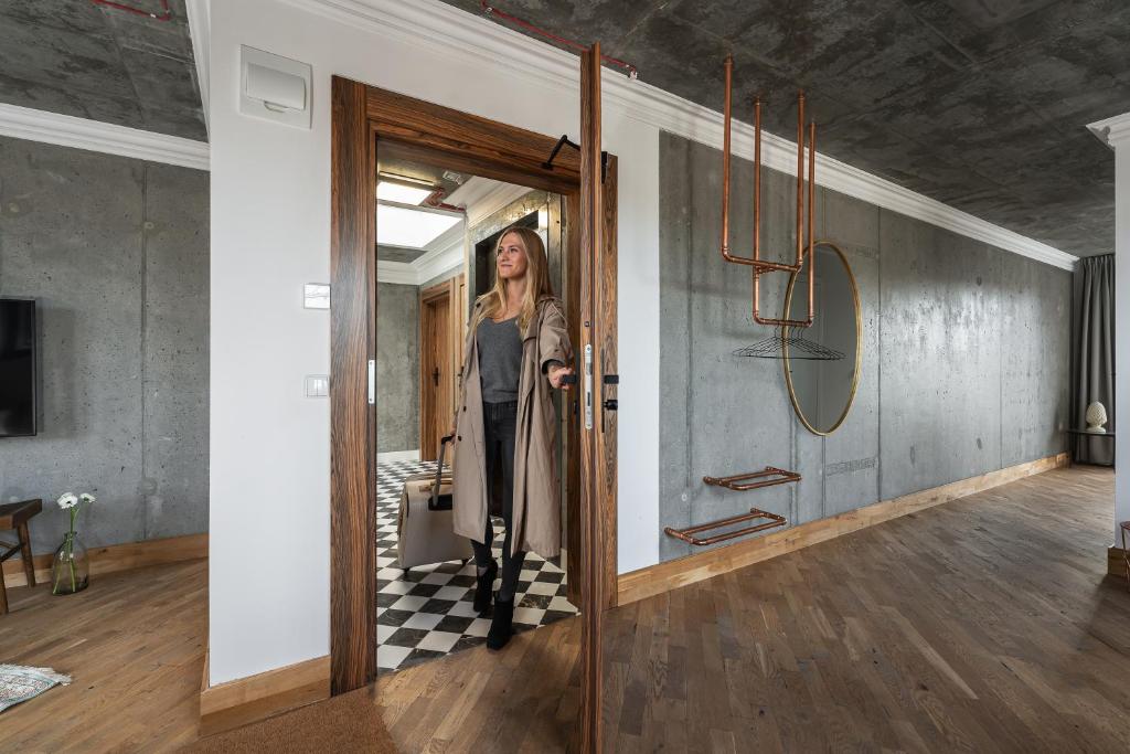 Kúpeľňa v ubytovaní Apartamenty Przystanek Przy Klifie