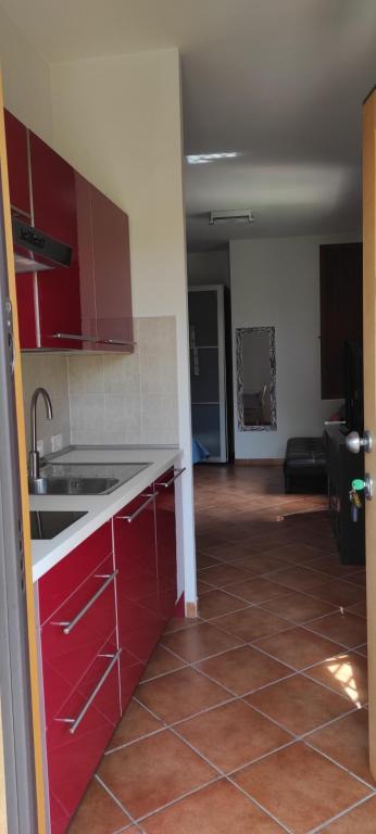 Kuchnia lub aneks kuchenny w obiekcie Villa Smeraldo Roma