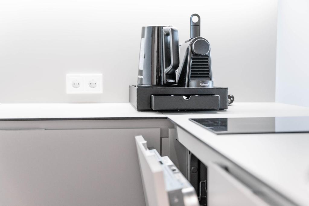 Kuhinja ili čajna kuhinja u objektu Blackhome Wien I contactless check-in