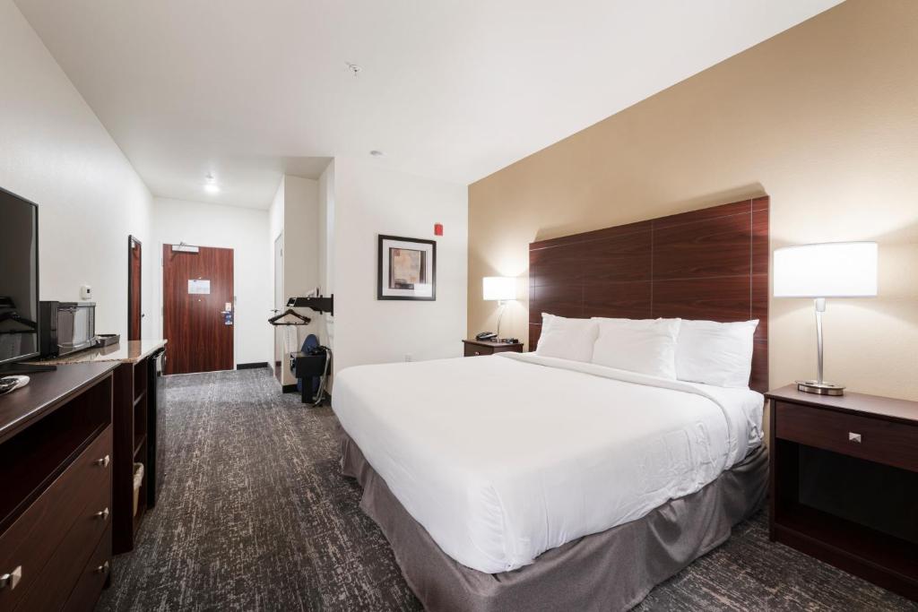 Cobblestone Hotel & Suites - Urbana - King Room With Roll-In Shower - Disability Access