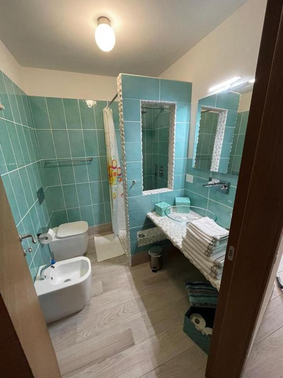 Kúpeľňa v ubytovaní L'Uliveto