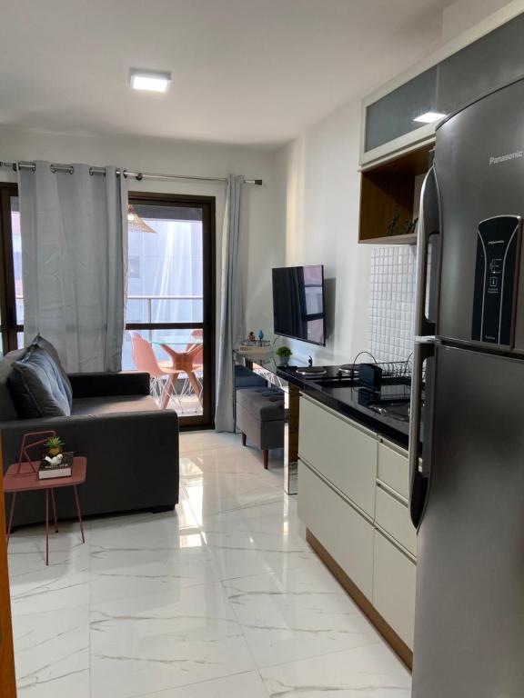 Apartamento novo com vista mar no Smart Barra SSA