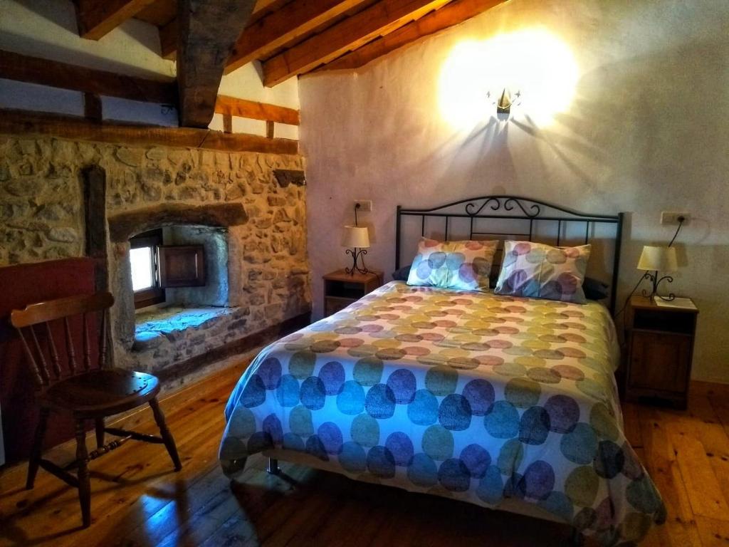 Postel nebo postele na pokoji v ubytování Don Baldomero Hotel Rural