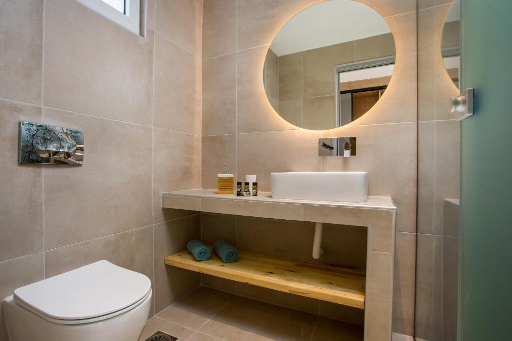 Kúpeľňa v ubytovaní Casa Stavris