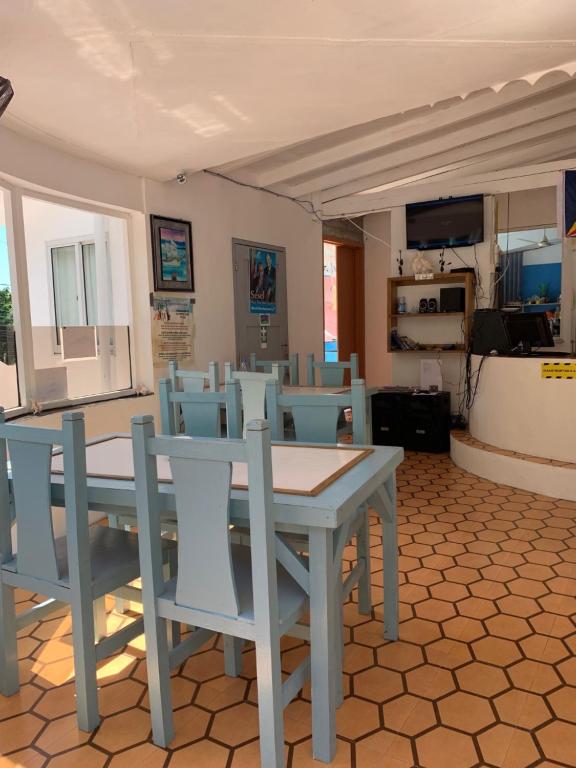 TV a/nebo společenská místnost v ubytování Villa Manoir
