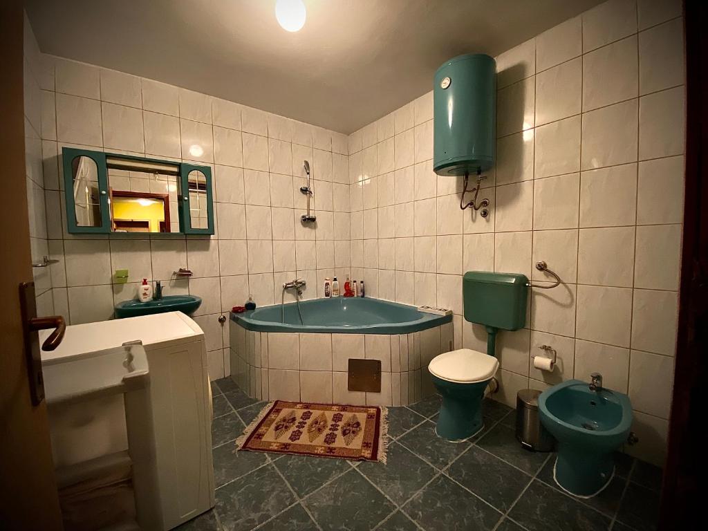Koupelna v ubytování Hostel Backpackers