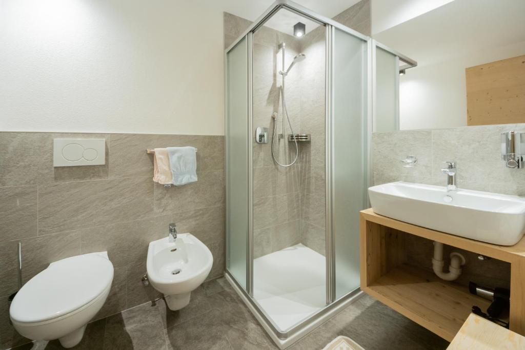 Kúpeľňa v ubytovaní Agriturismo Lüch de Vanc