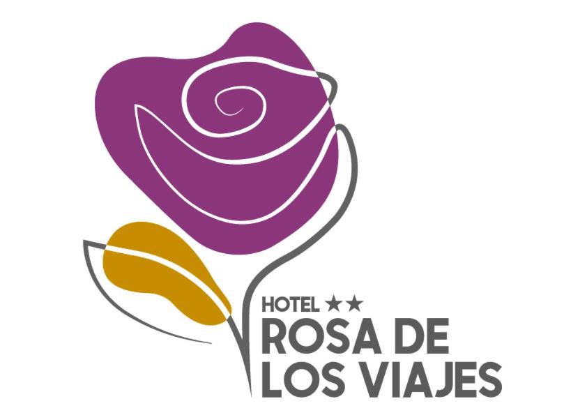 ein neues Logo für das Hotel Los Volcanos in der Unterkunft Rosa de los Viajes in San Martín de los Andes