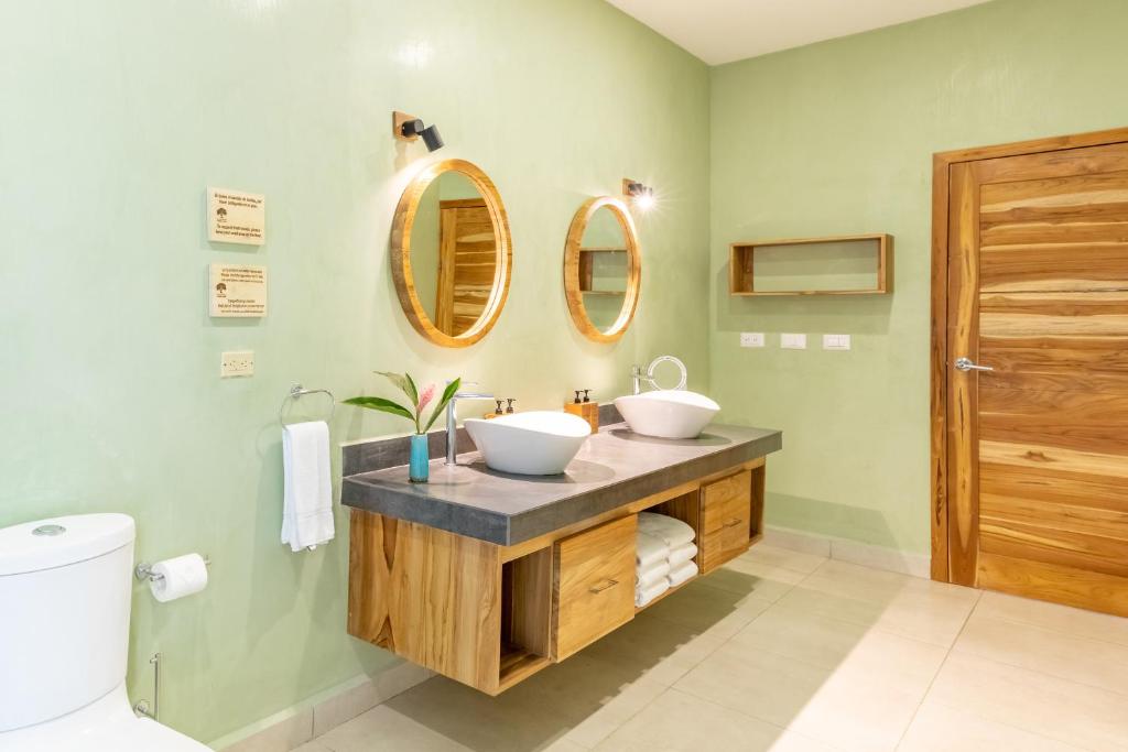 Koupelna v ubytování Hotel Boutique Lagarta Lodge