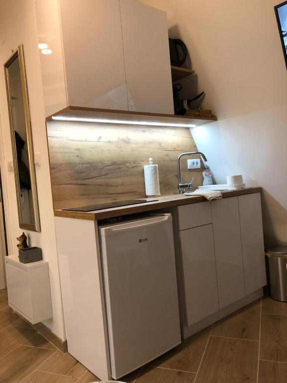 Apartman Krnjajic Diamond Hill 주방 또는 간이 주방