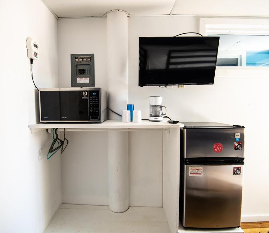 Kuchyň nebo kuchyňský kout v ubytování Moon Apartments