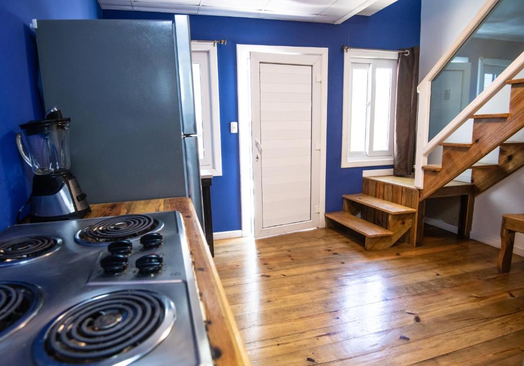 Kuchyň nebo kuchyňský kout v ubytování Moon Apartments