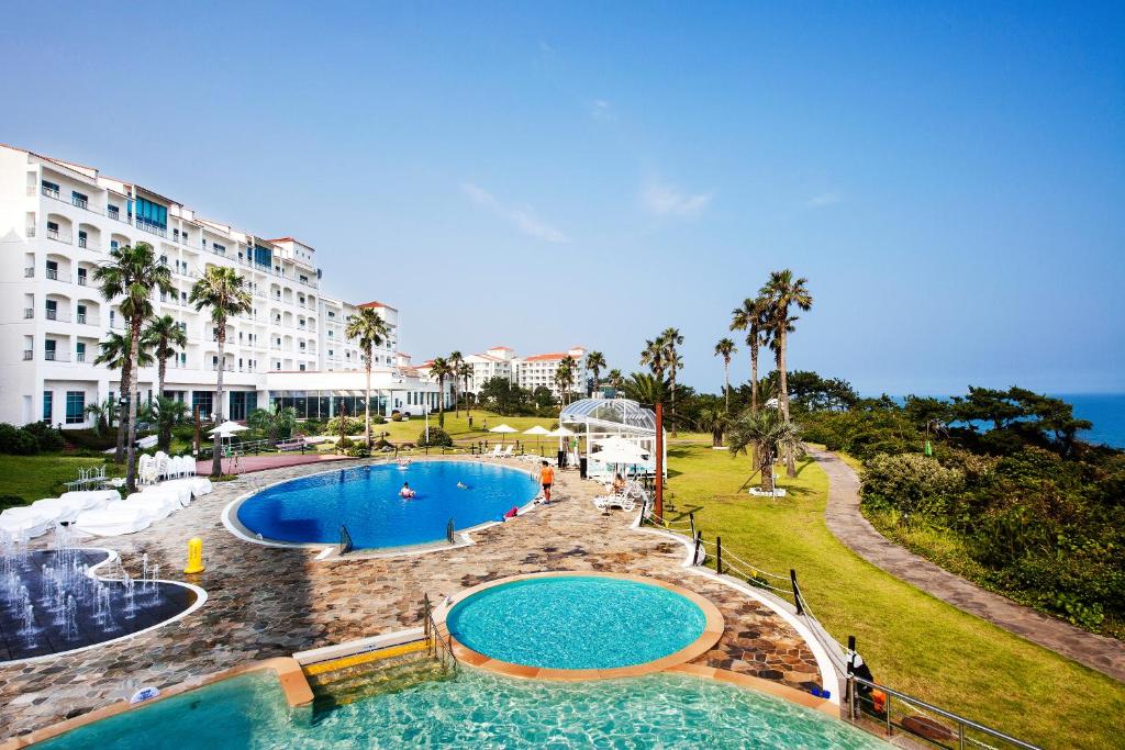 Bazén v ubytování Kumho Jeju Resort nebo v jeho okolí