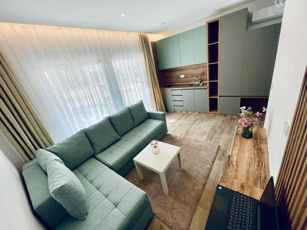 Posezení v ubytování Garden Villas