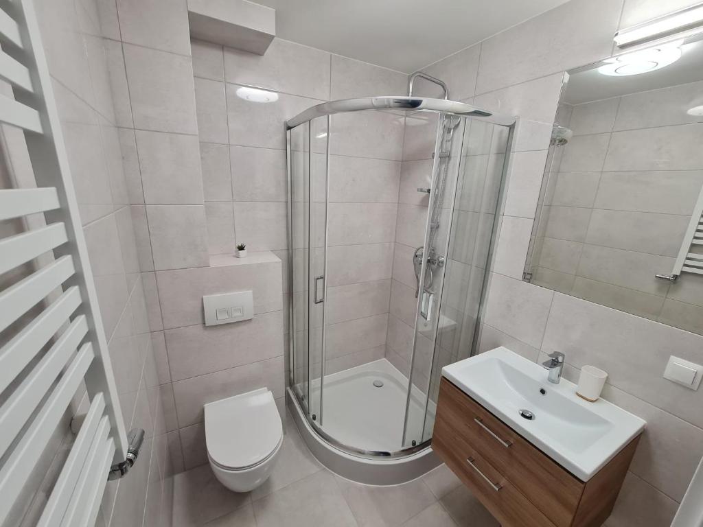 Kúpeľňa v ubytovaní Villa Babette - PARKING, Wi-Fi, sprzatanie - wszystko w cenie!
