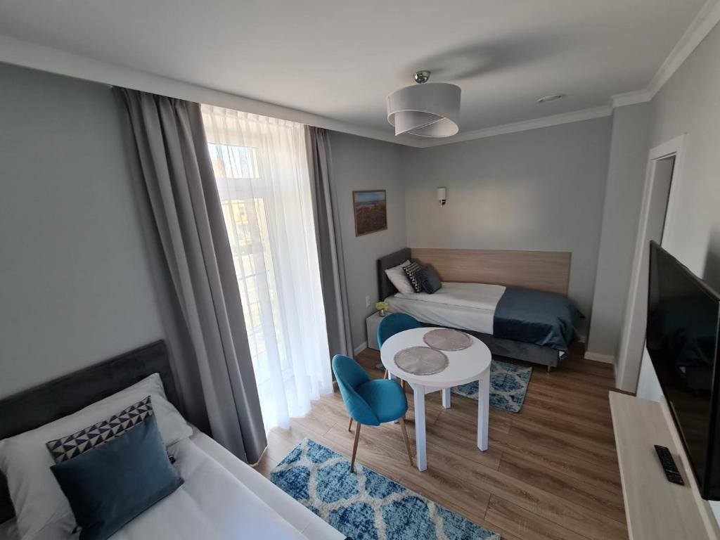 Televízia a/alebo spoločenská miestnosť v ubytovaní Villa Babette - PARKING, Wi-Fi, sprzatanie - wszystko w cenie!