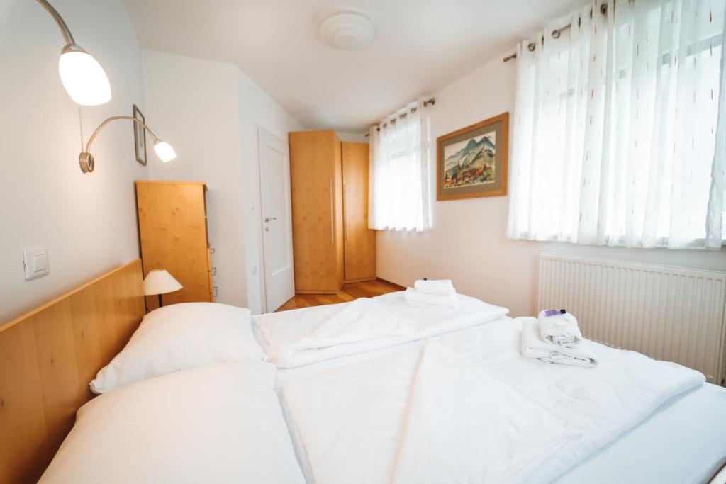 Postel nebo postele na pokoji v ubytování House Planica