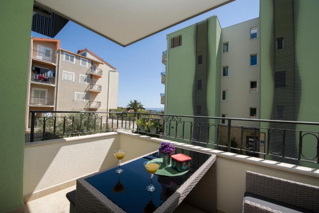 Balkón alebo terasa v ubytovaní Apartman Eni