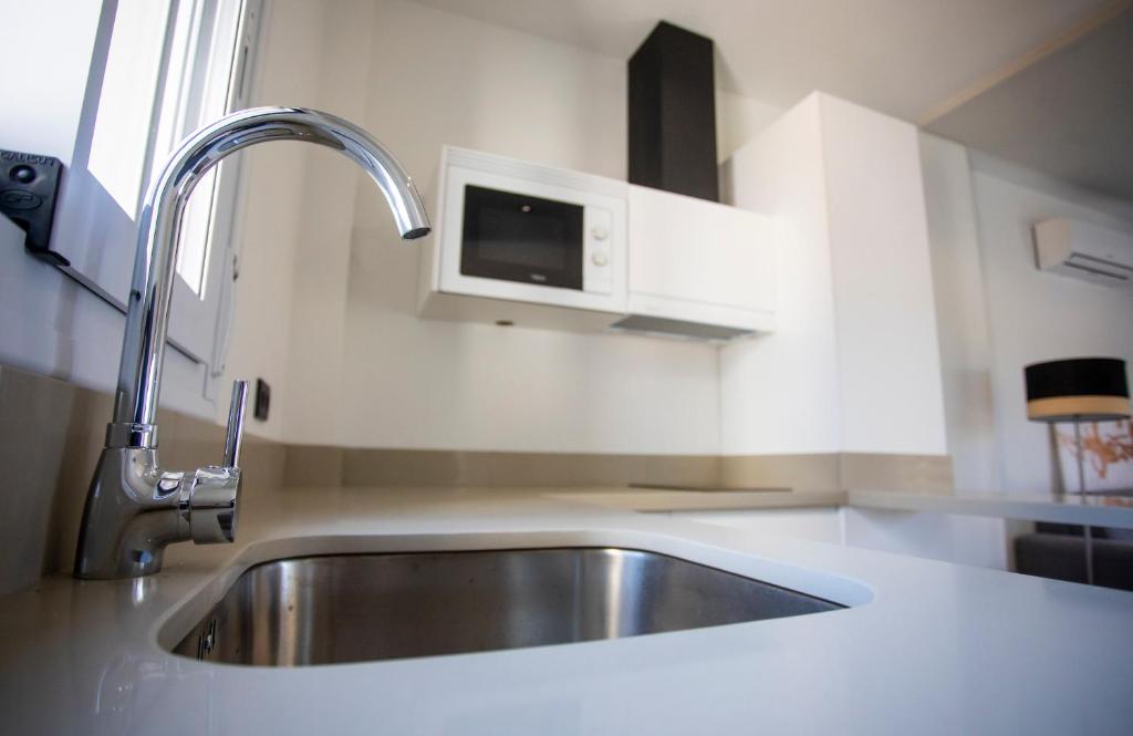 Kuchyňa alebo kuchynka v ubytovaní ON City Apartments