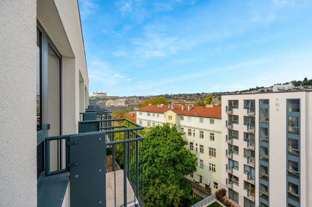 Balkón nebo terasa v ubytování Metropolitan Star Apart Hotel