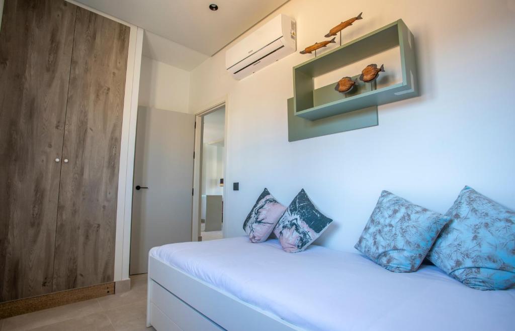 Posteľ alebo postele v izbe v ubytovaní ON City Apartments