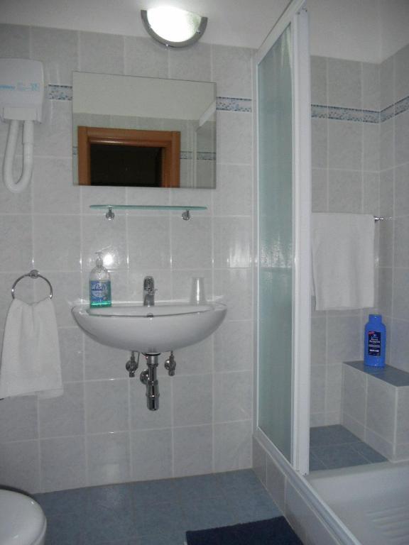 Koupelna v ubytování Hotel San Lorenzo