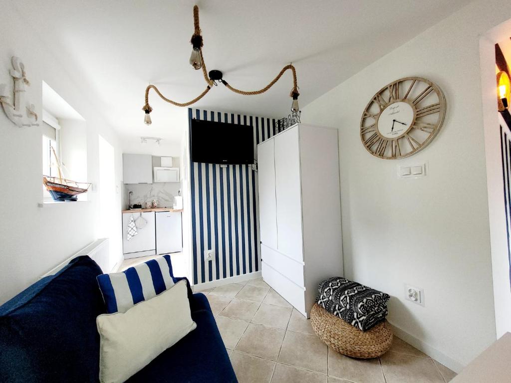 Posezení v ubytování Apartament Bałtycki Lux