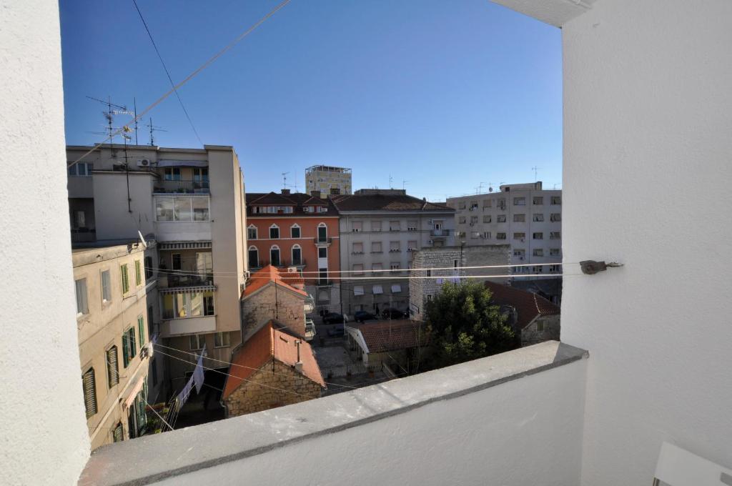 Výhľad na mesto Split alebo výhľad na mesto priamo z apartmánu