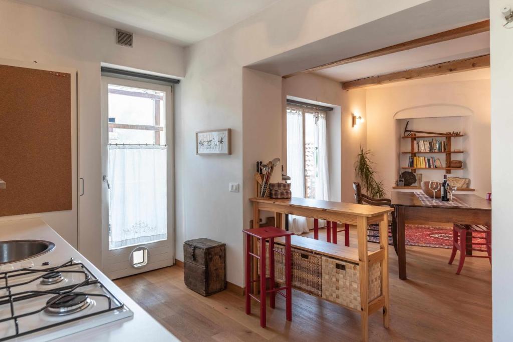 Nhà bếp/bếp nhỏ tại La Corte Levico Terme OSPITAR