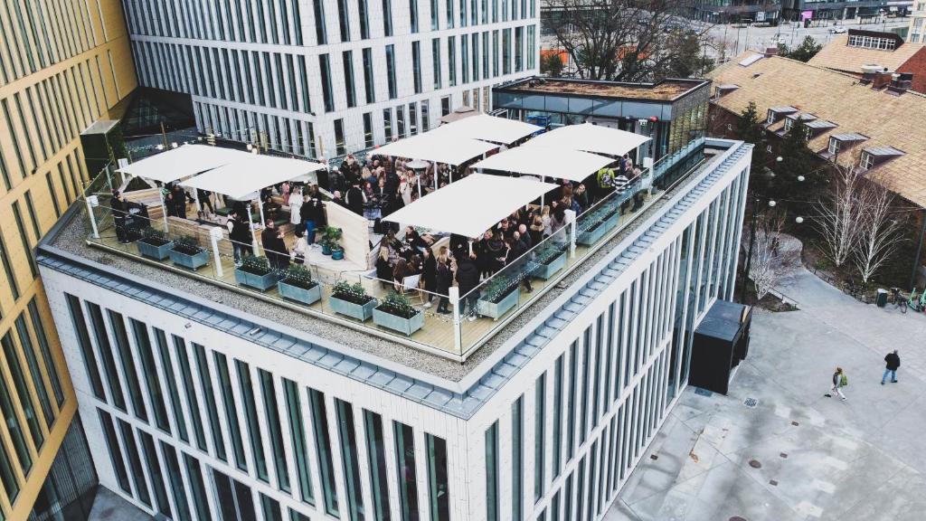 Clarion Hotel Malmö Live v zimě