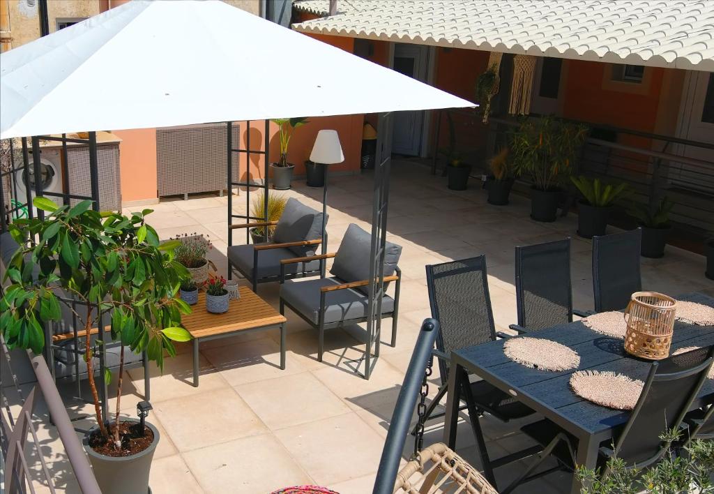 Patio nebo venkovní prostory v ubytování La Soffitta