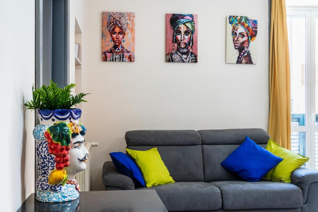 Posezení v ubytování Guest House Aurispa