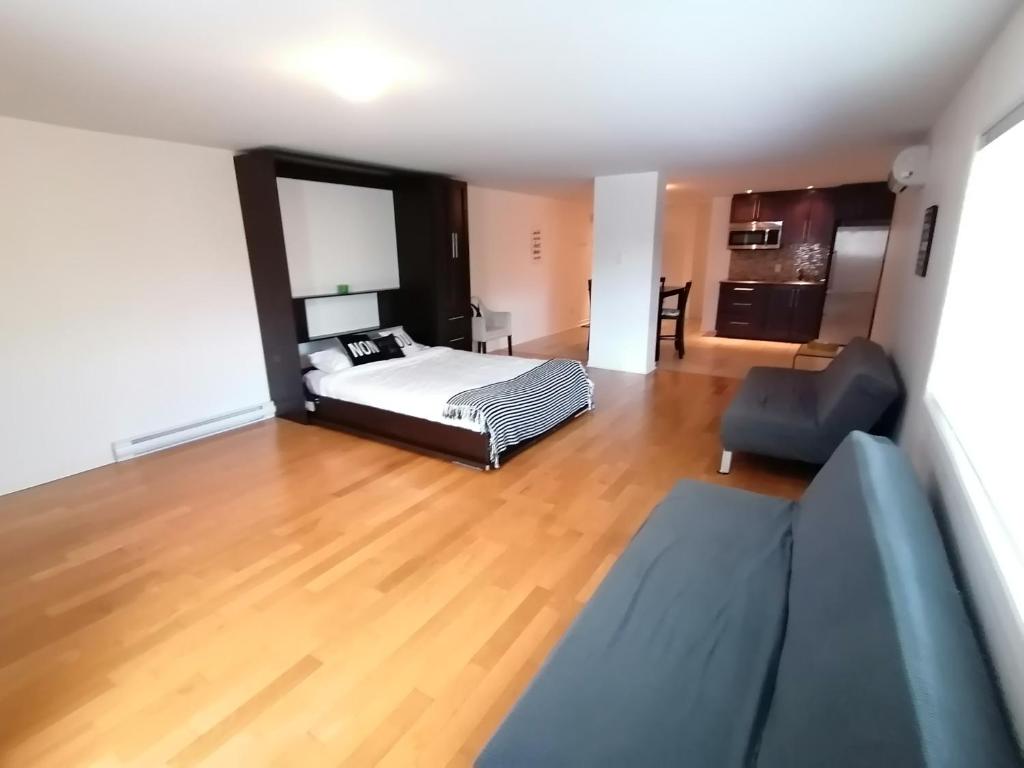 Posezení v ubytování Condos Vacances Orford