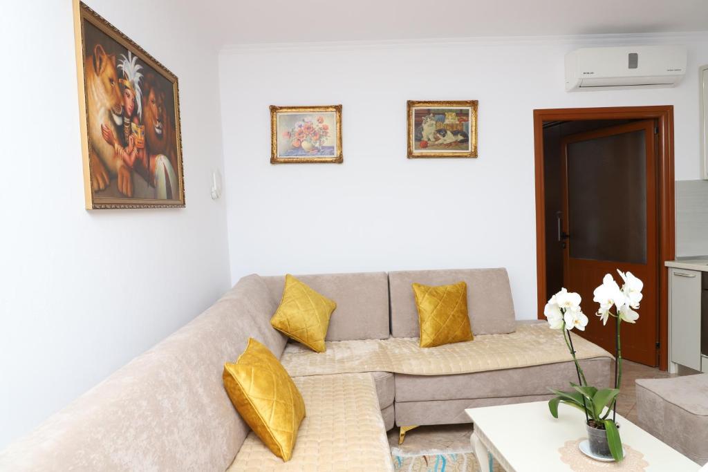 Posezení v ubytování Downtown Apartment 2