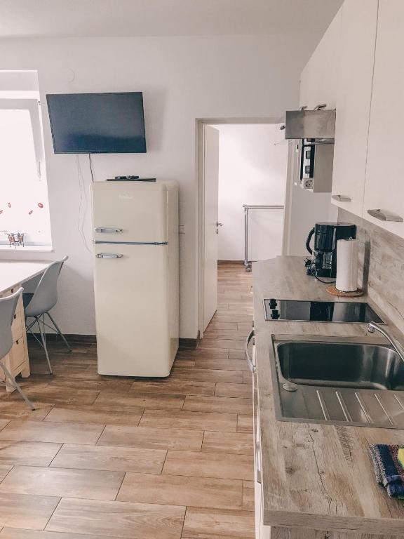 Kuchyň nebo kuchyňský kout v ubytování Creek House