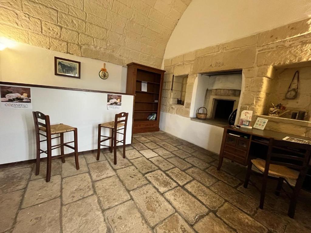 Kuchyň nebo kuchyňský kout v ubytování Agriturismo Costarella Masseria