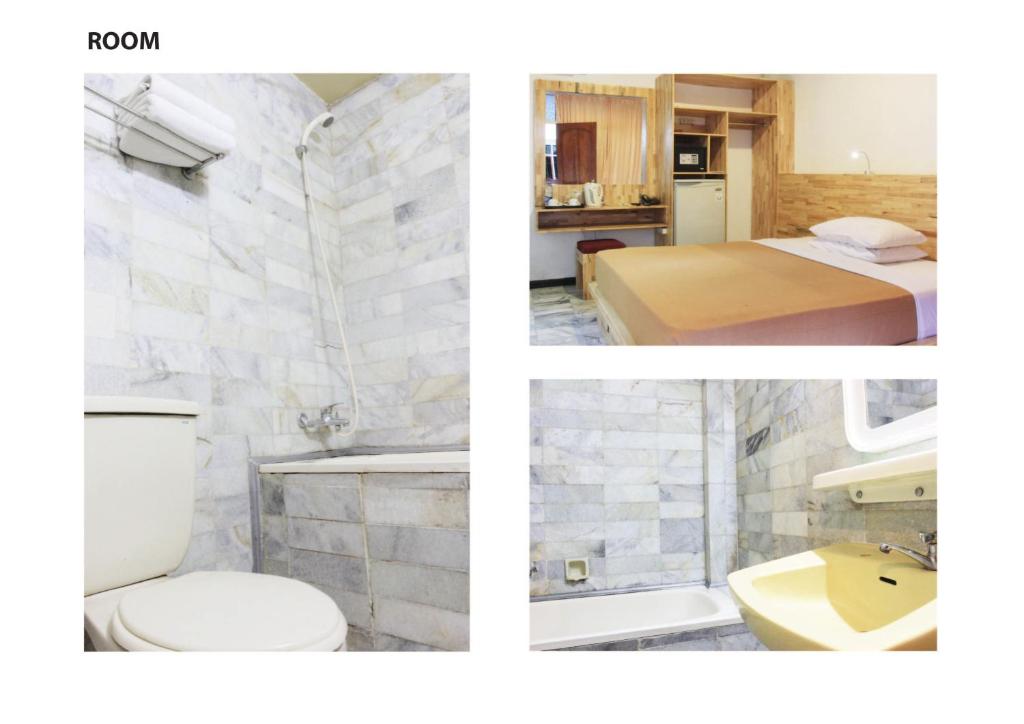 Koupelna v ubytování Hotel Karthi Kuta