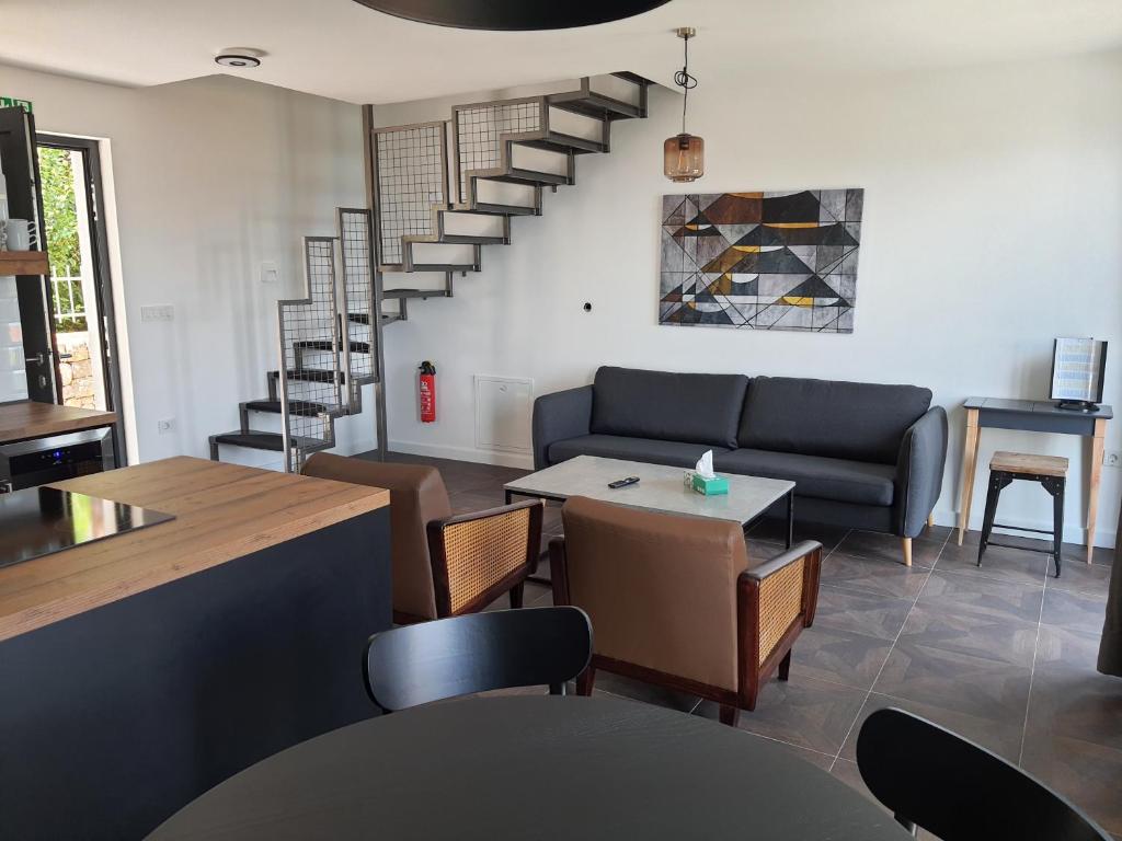 Posezení v ubytování Apartments Krista Medveja