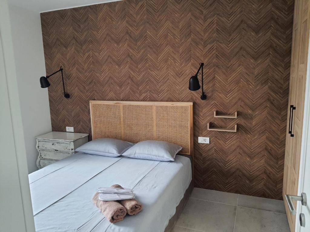 Postel nebo postele na pokoji v ubytování Apartments Krista Medveja