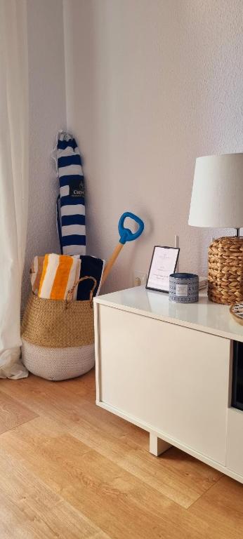 Posezení v ubytování AT Costa Blanca - cozy apartment with pool