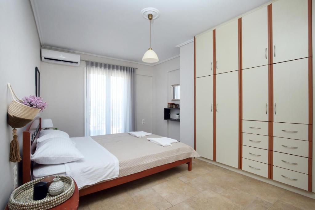Postel nebo postele na pokoji v ubytování Villa-Ruby