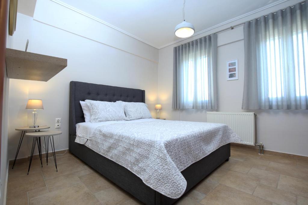 Postel nebo postele na pokoji v ubytování Villa-Ruby