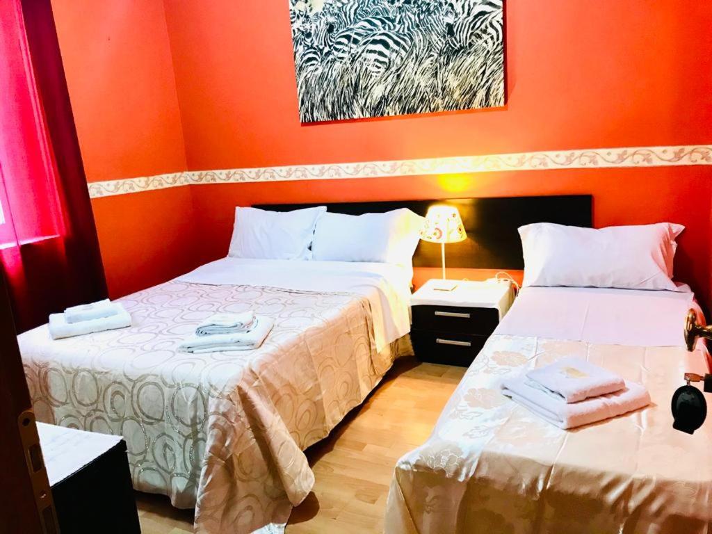 Łóżko lub łóżka w pokoju w obiekcie Green Guesthouse
